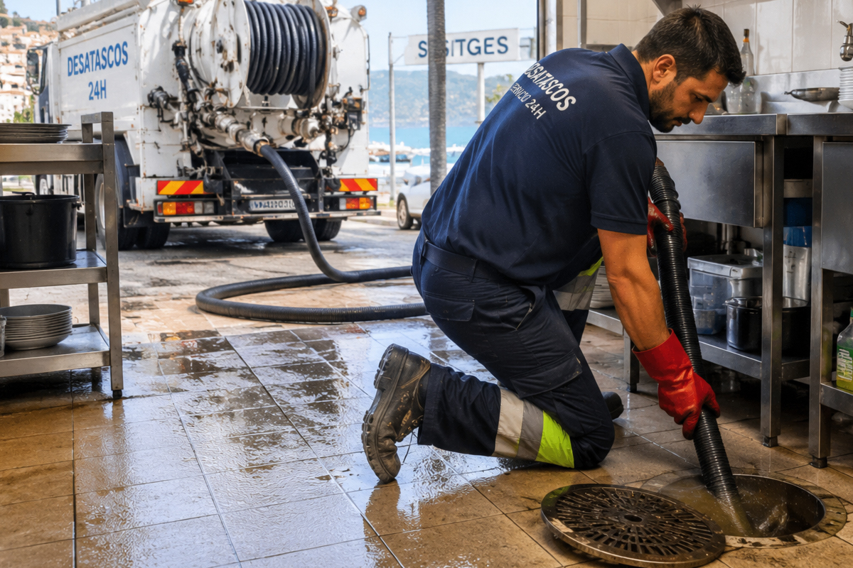 Desatascos para restaurantes y hoteles en Sitges