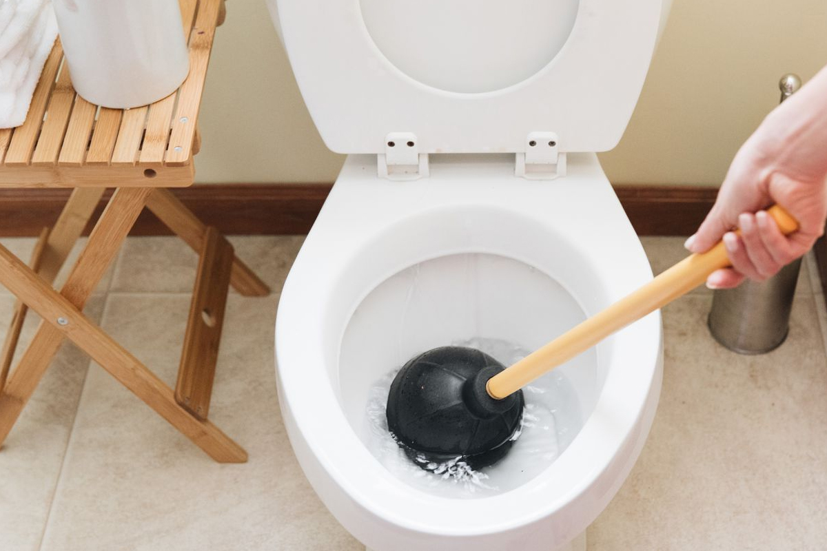 WC y baños atascados